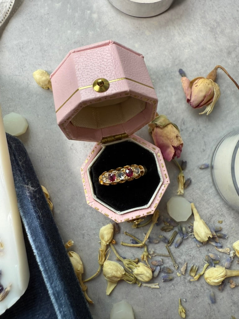 Ruby and Diamond Antique Ring