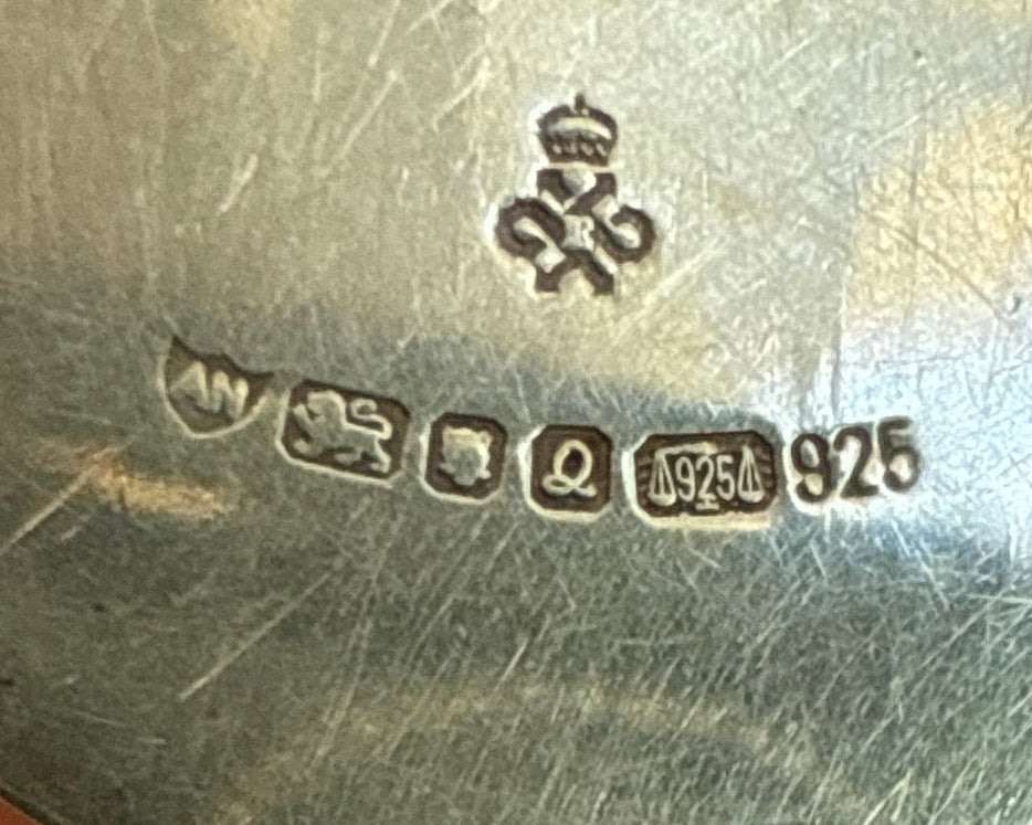 Art Nouveau Style Sterling Silver Pill Box