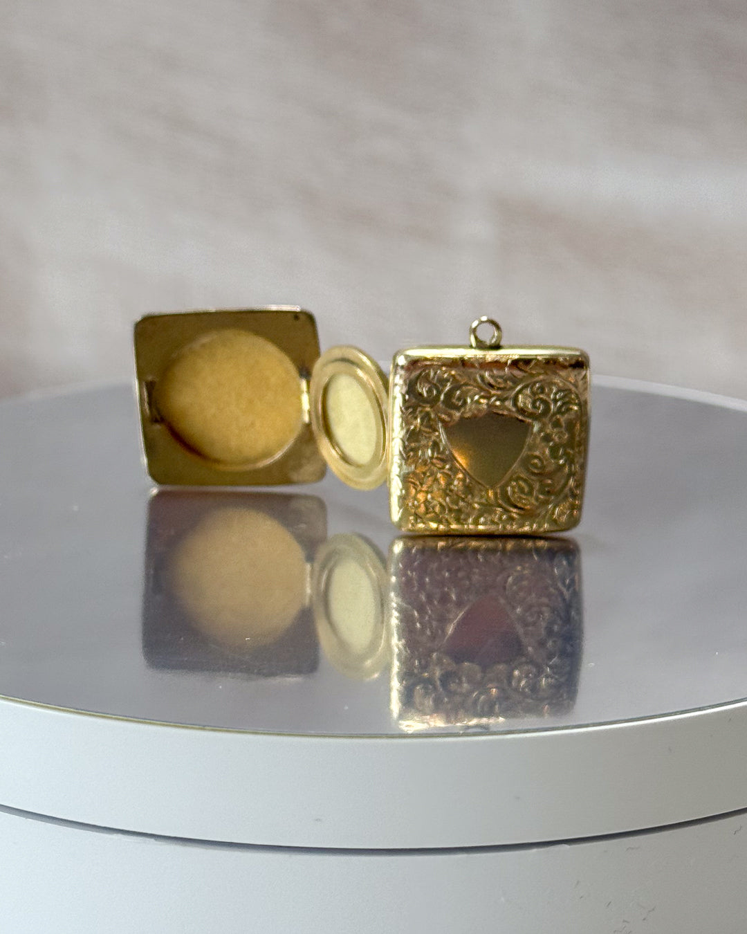 Four Picture Square Locket