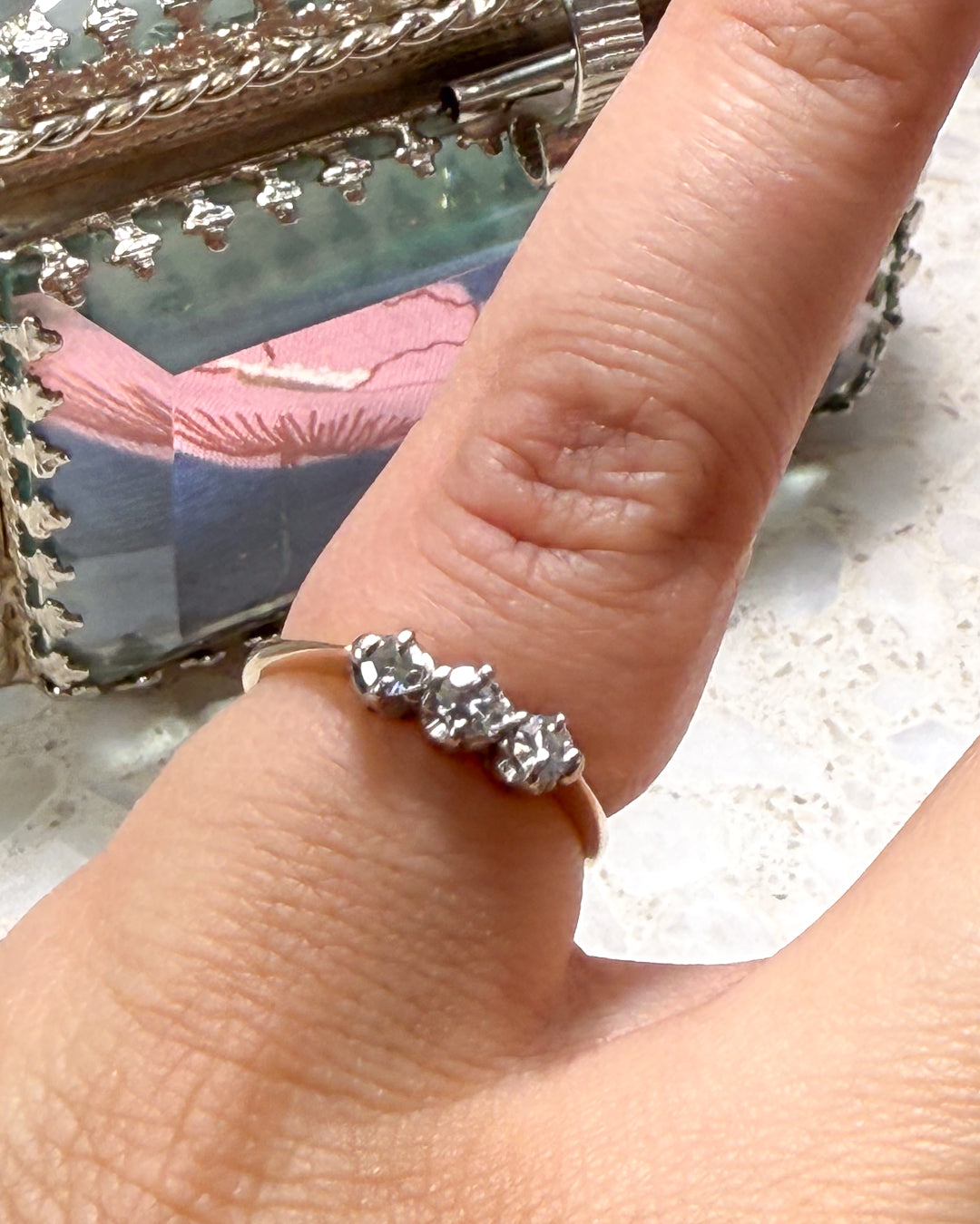 Diamond Trilogy Ring