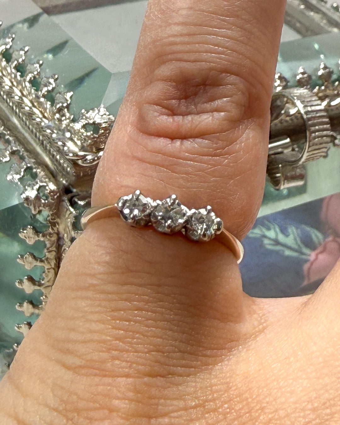 Diamond Trilogy Ring