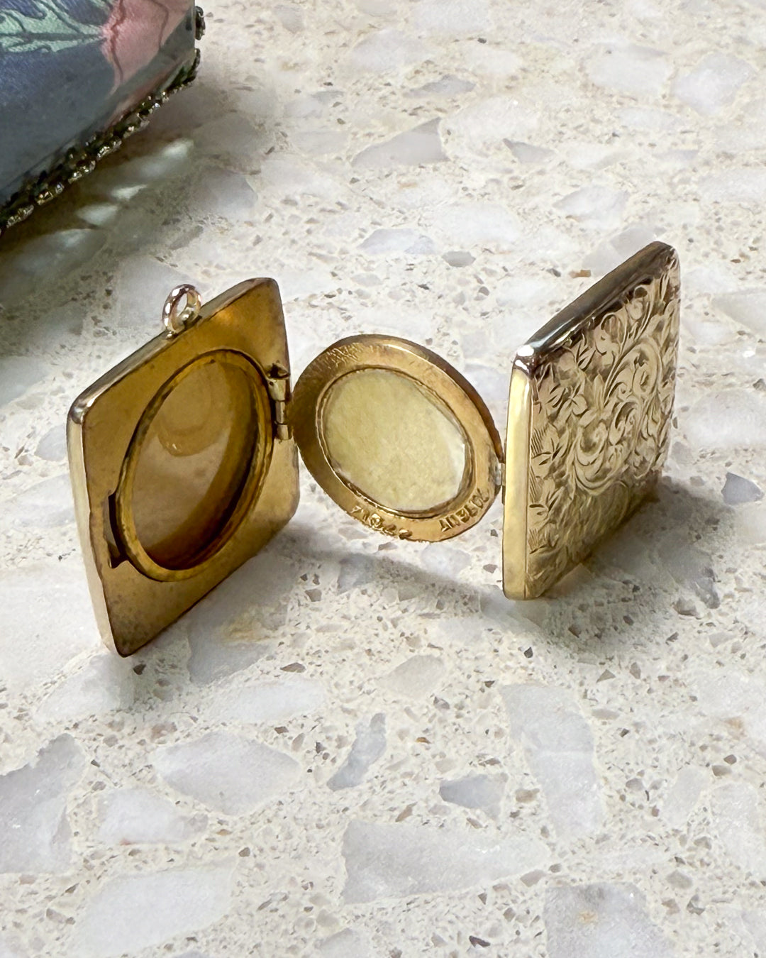 Four Picture Square Locket