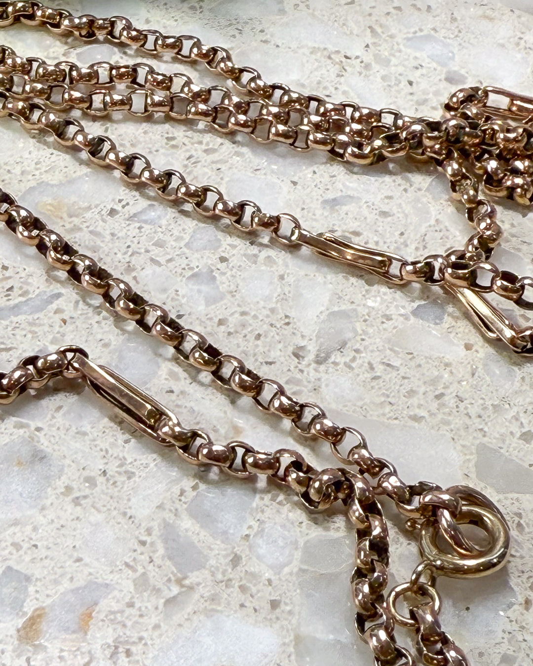 Stunning Rosy Gold Chain - 87.5cm!