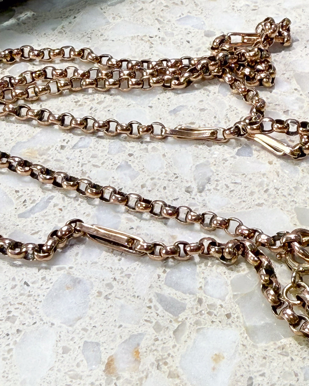 Stunning Rosy Gold Chain - 87.5cm!