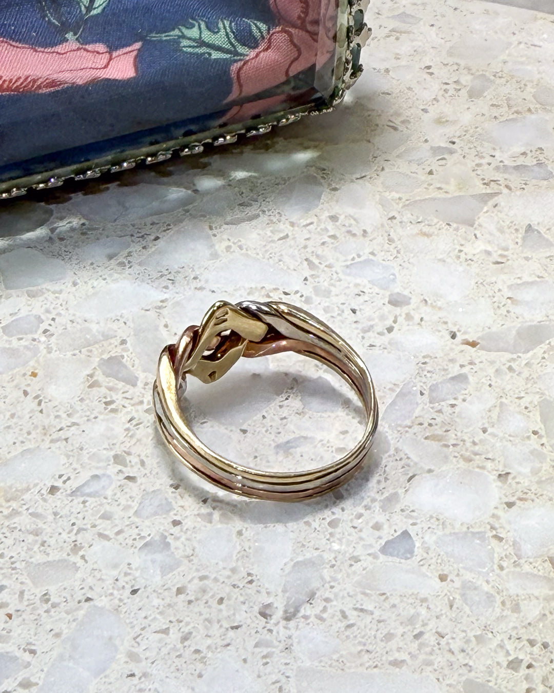 Tri-colour Puzzle Ring