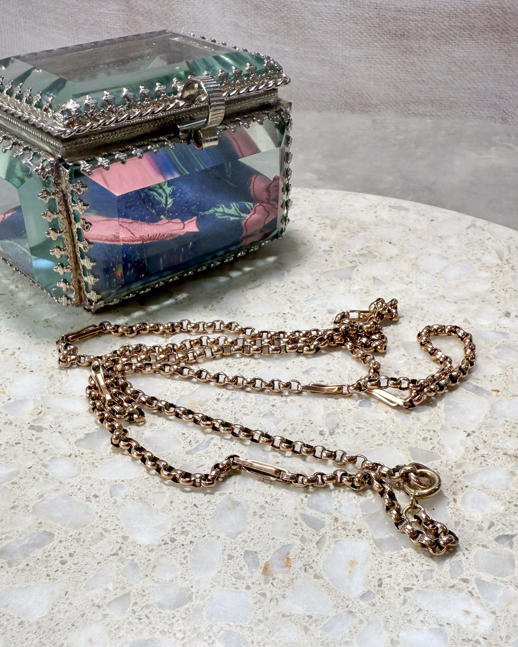 Stunning Rosy Gold Chain - 87.5cm!