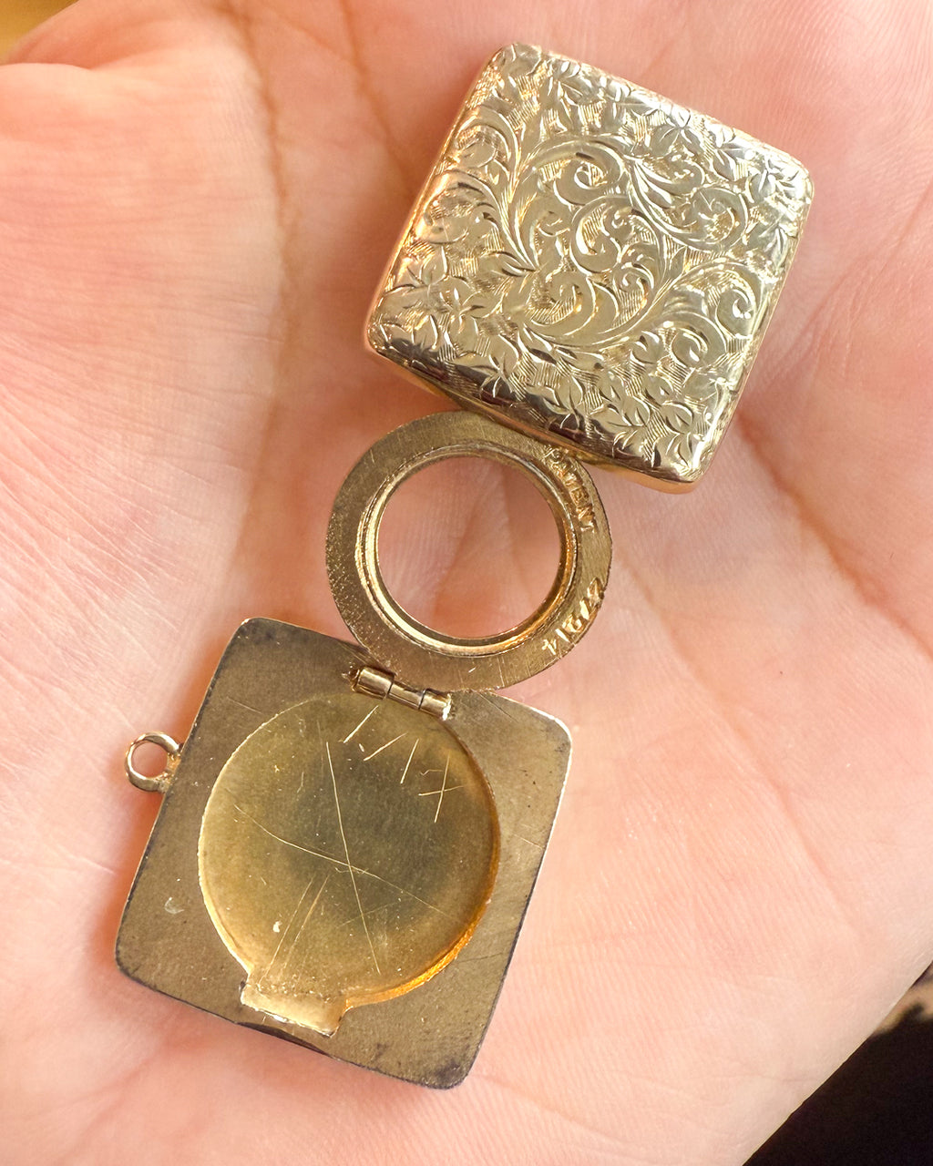 Four Picture Square Locket