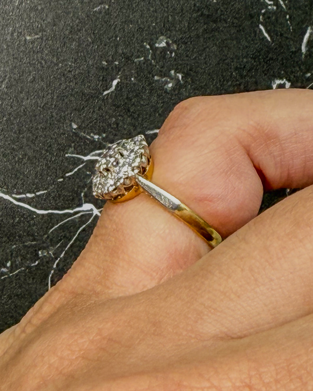 Diamond Cluster Ring