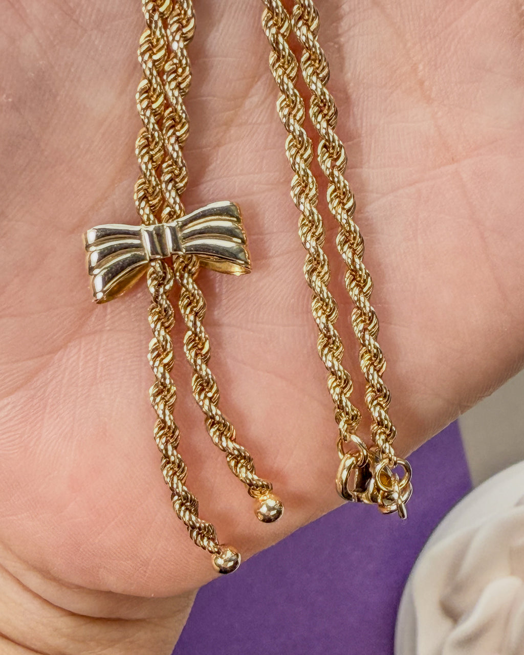 Sweet Bow Necklace