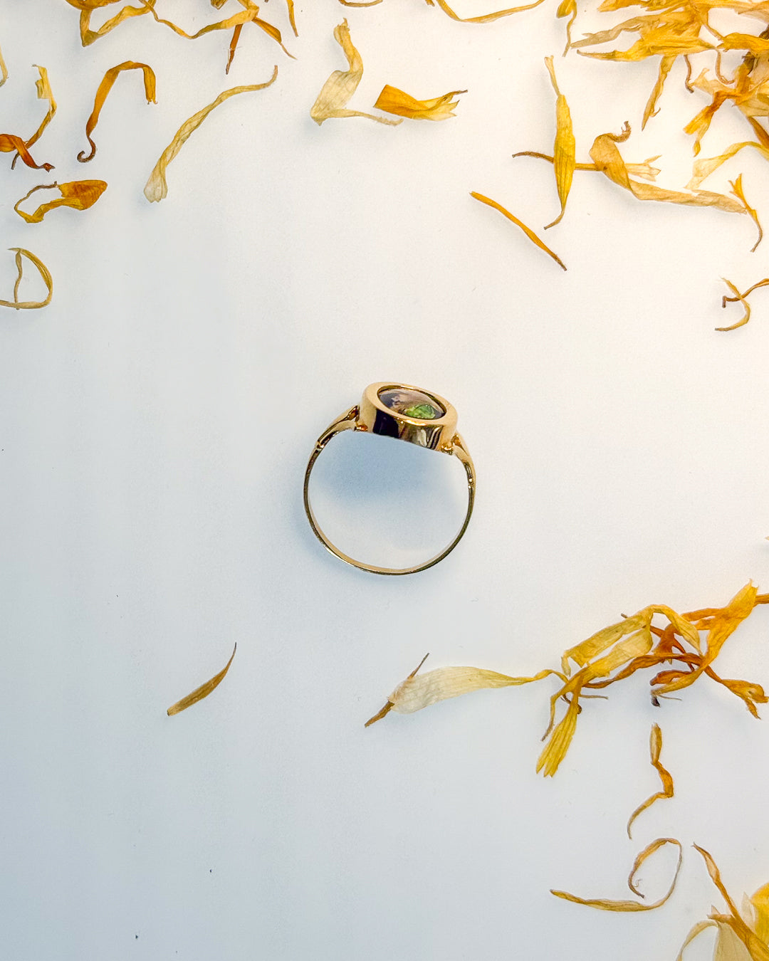 18ct Gold and French Enamel Ring