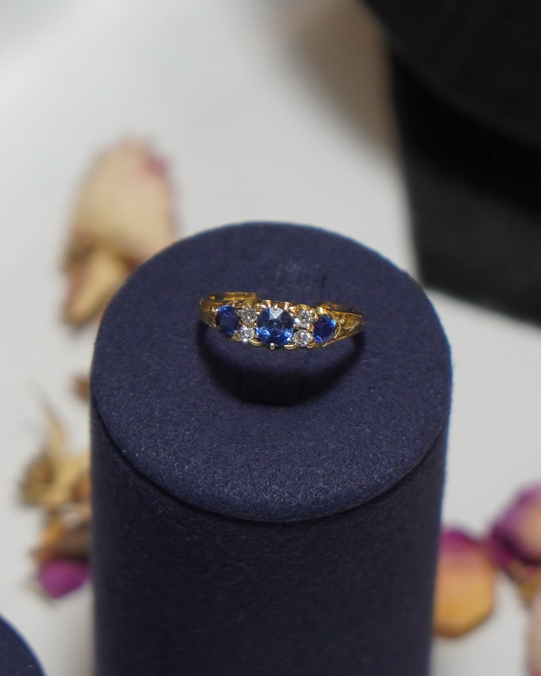 Sapphire and Diamond Ring