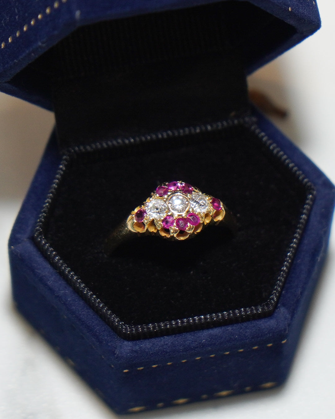 Victorian Ruby and Diamond Ring