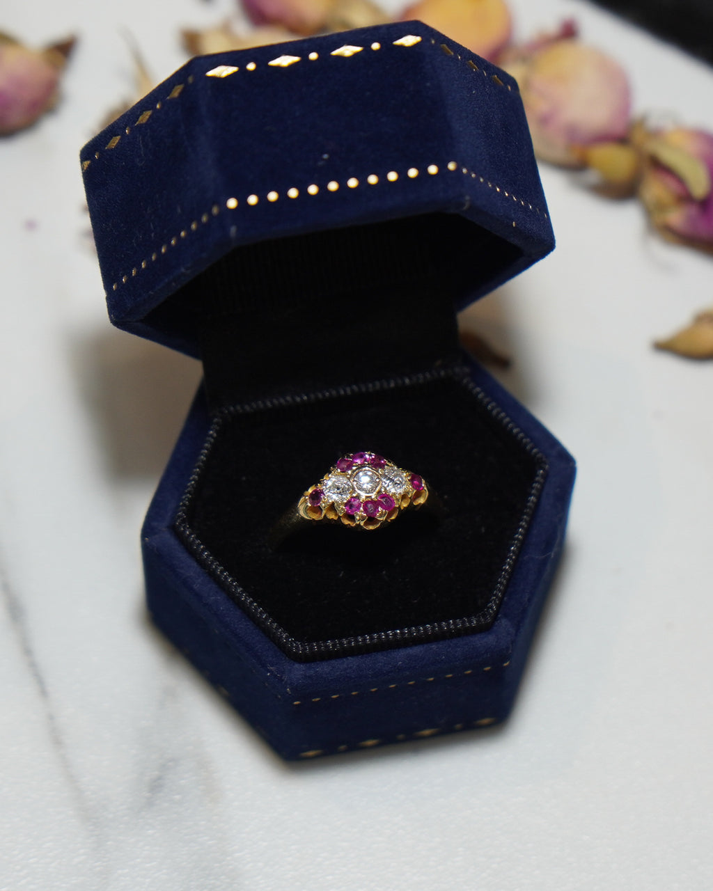 Victorian Ruby and Diamond Ring