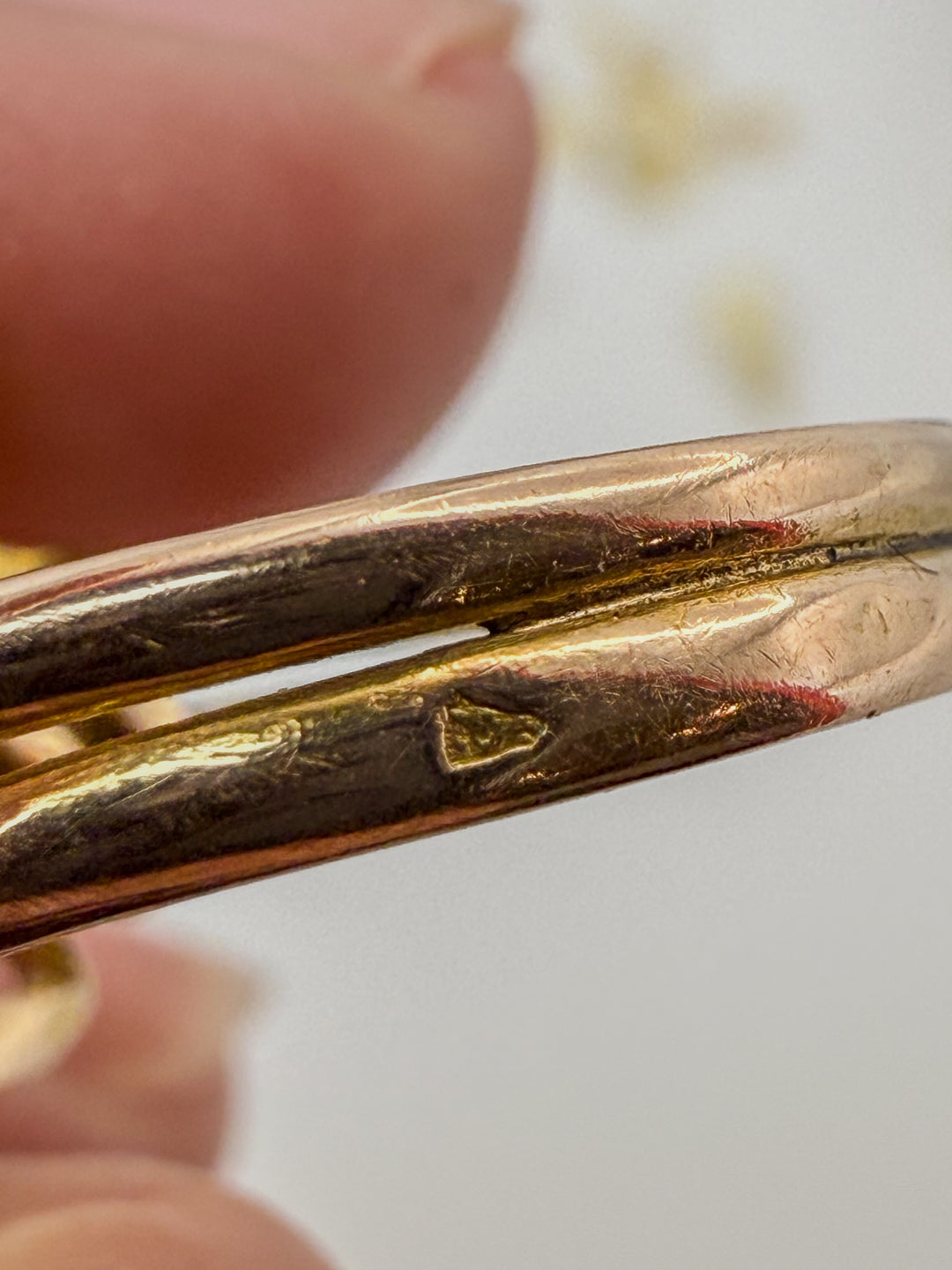 French Antique Double Snake Ring