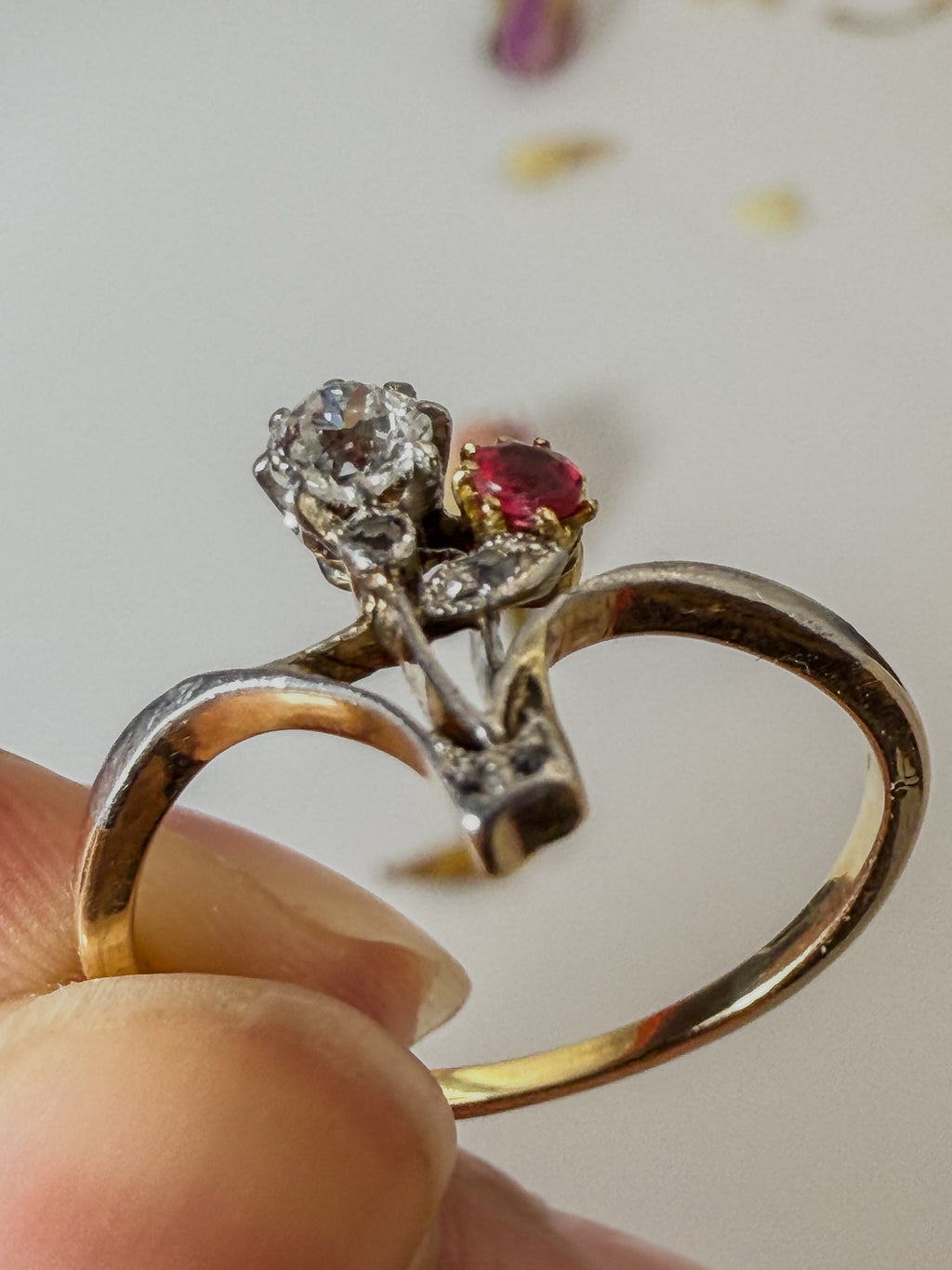 Art Nouveau Diamond Ring