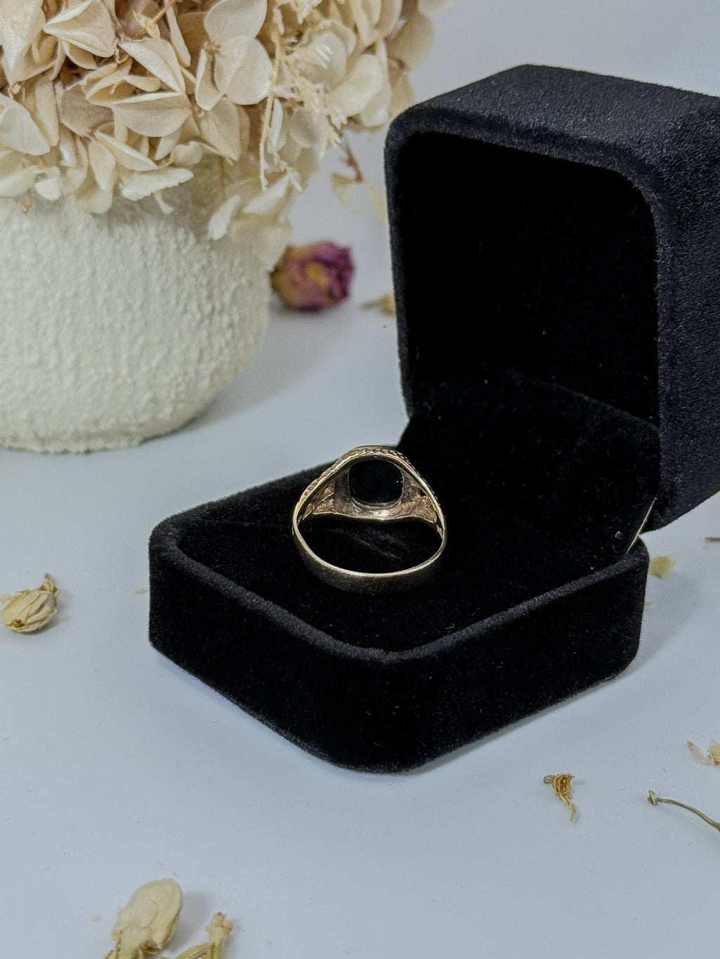 Hematite Intaglio Ring