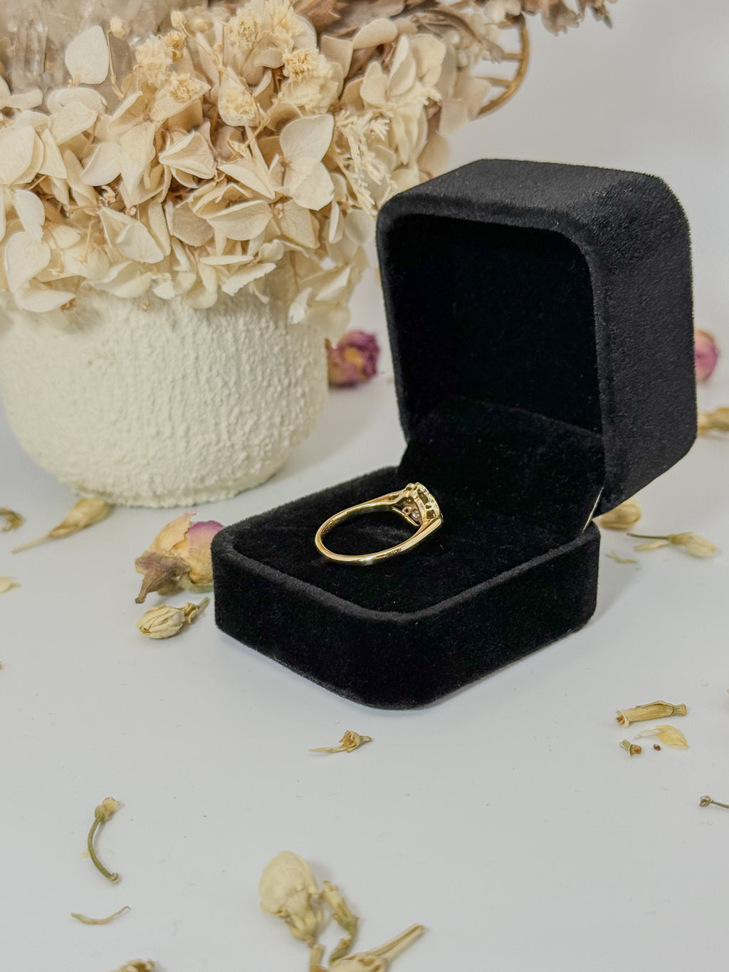 Antique Diamond Panel Ring