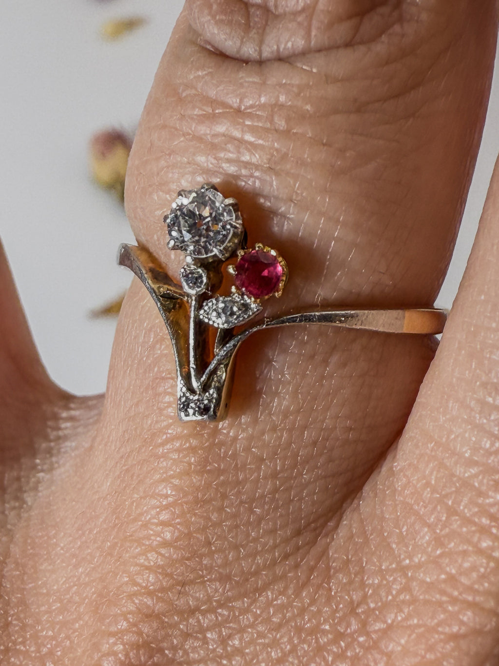 Art Nouveau Diamond Ring