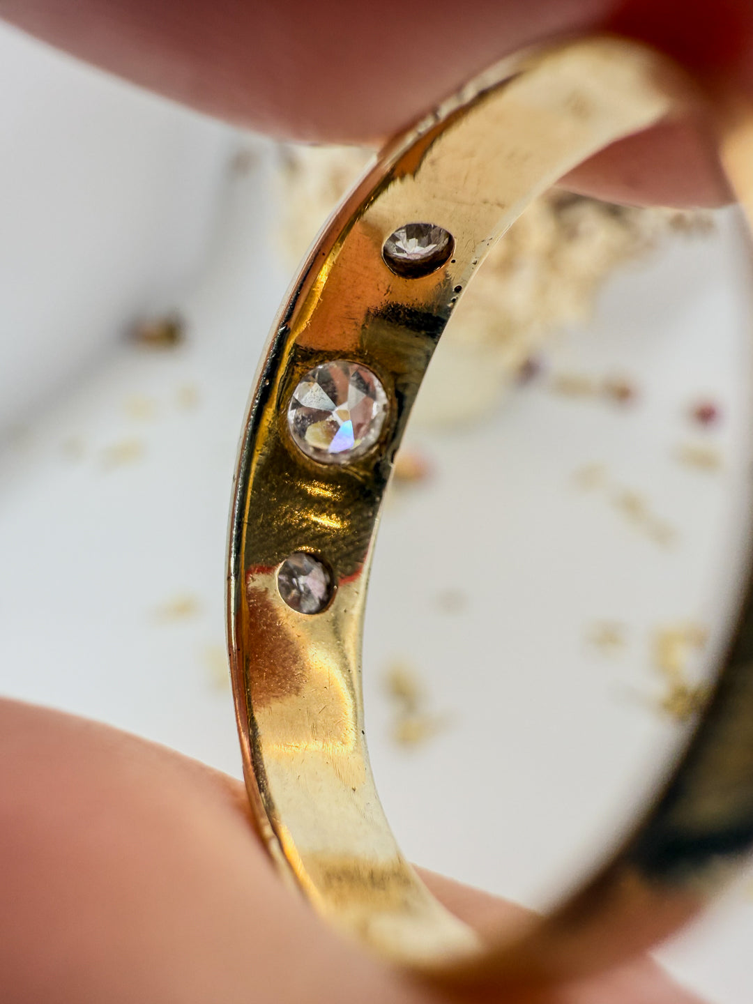 15ct Star-Set Diamond Band