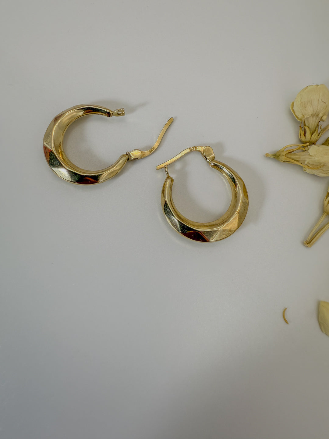 9ct Gold Small Creole Hoops
