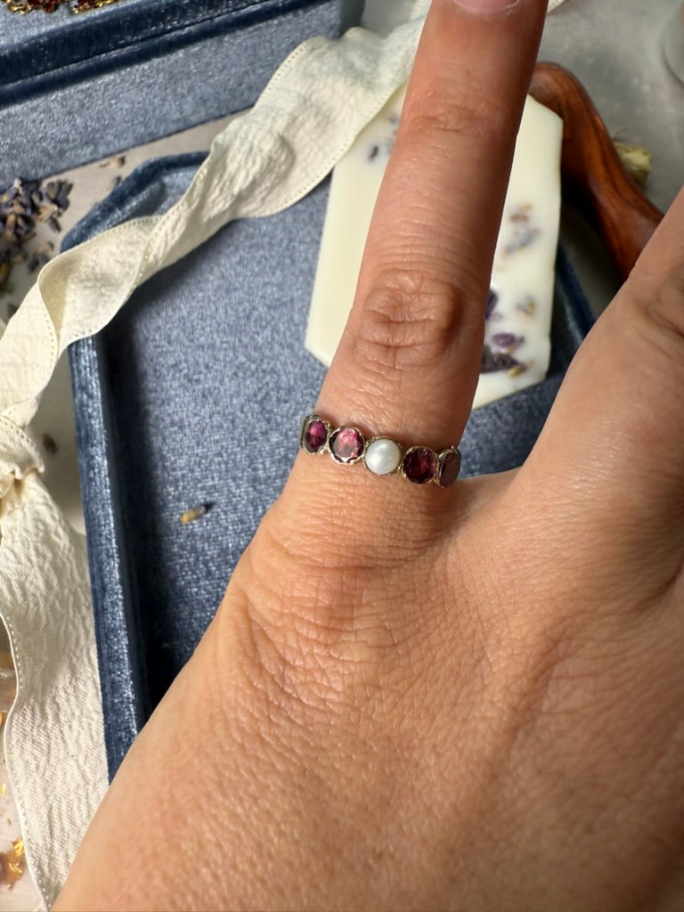 200 year old Georgian Garnet Ring