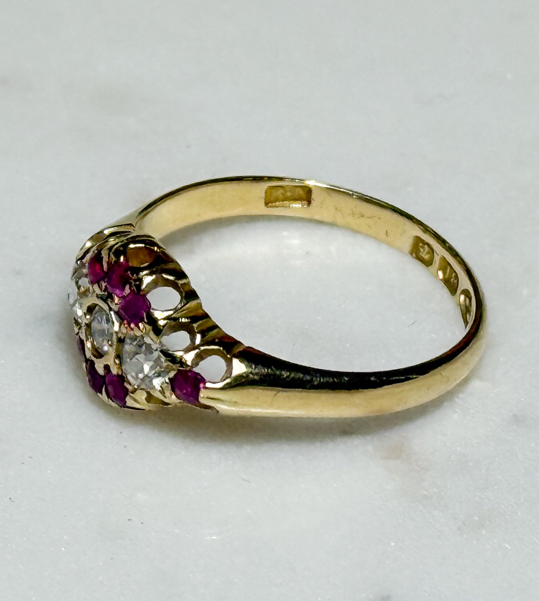 Victorian Ruby and Diamond Ring