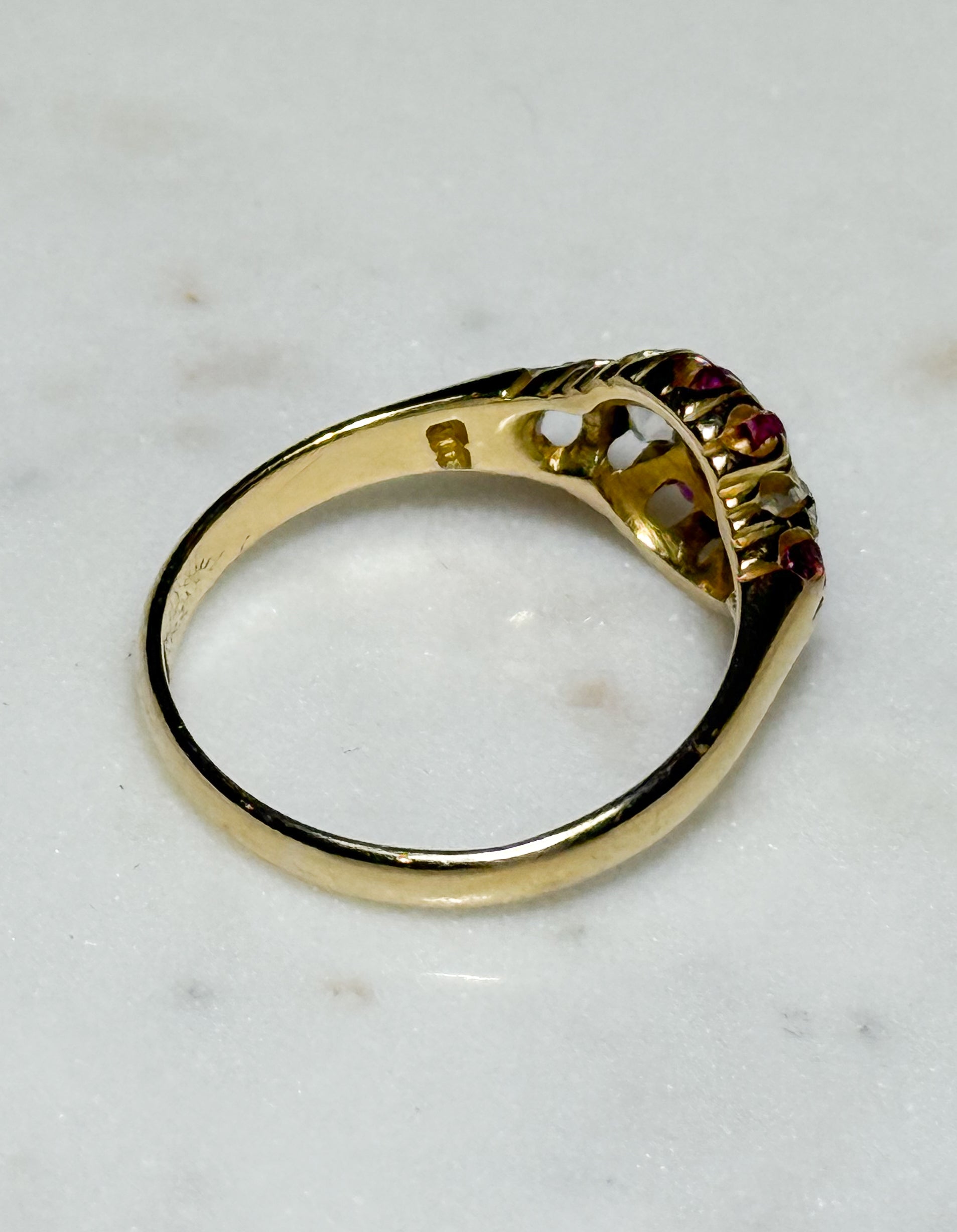 Victorian Ruby and Diamond Ring