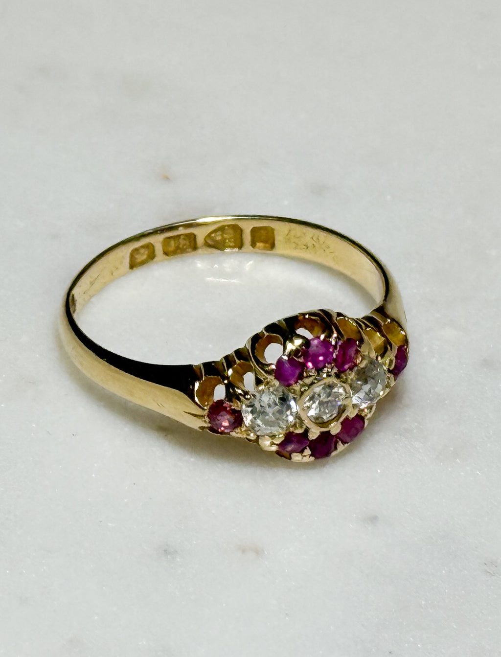 Victorian Ruby and Diamond Ring