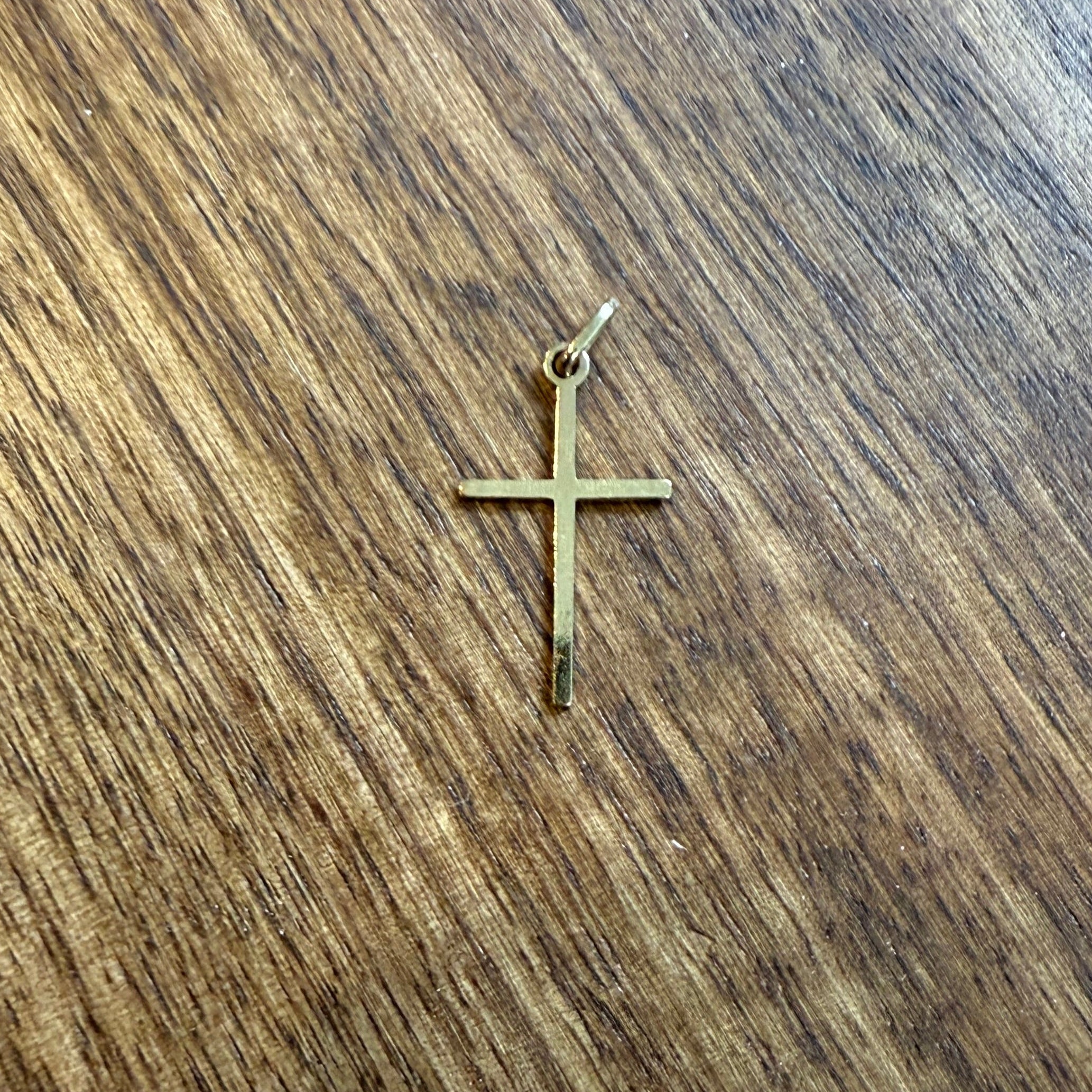 9ct Gold Cross Charm
