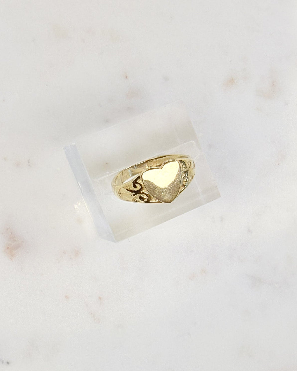 Heart-shaped Signet Ring