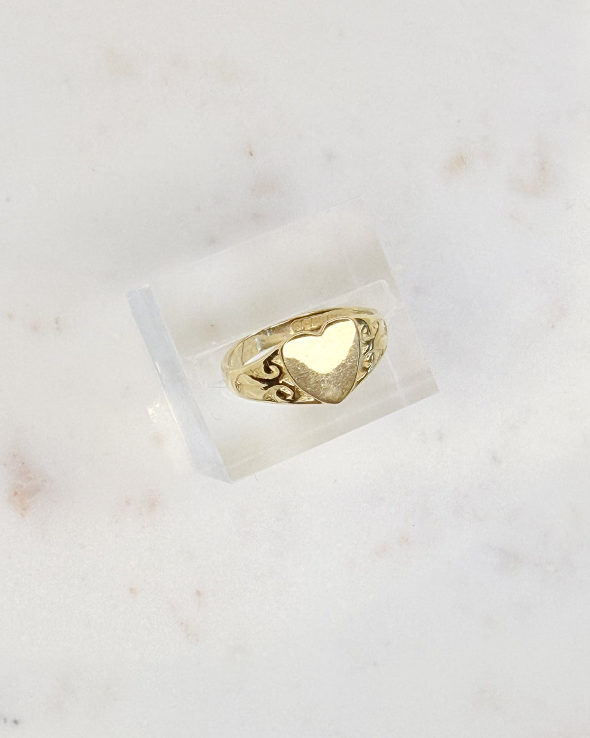 Heart-shaped Signet Ring