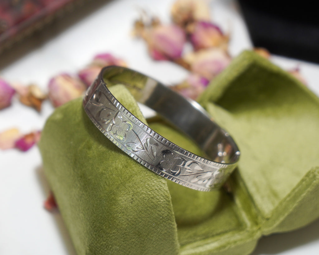 Hallmarked Sterling Silver Bangle