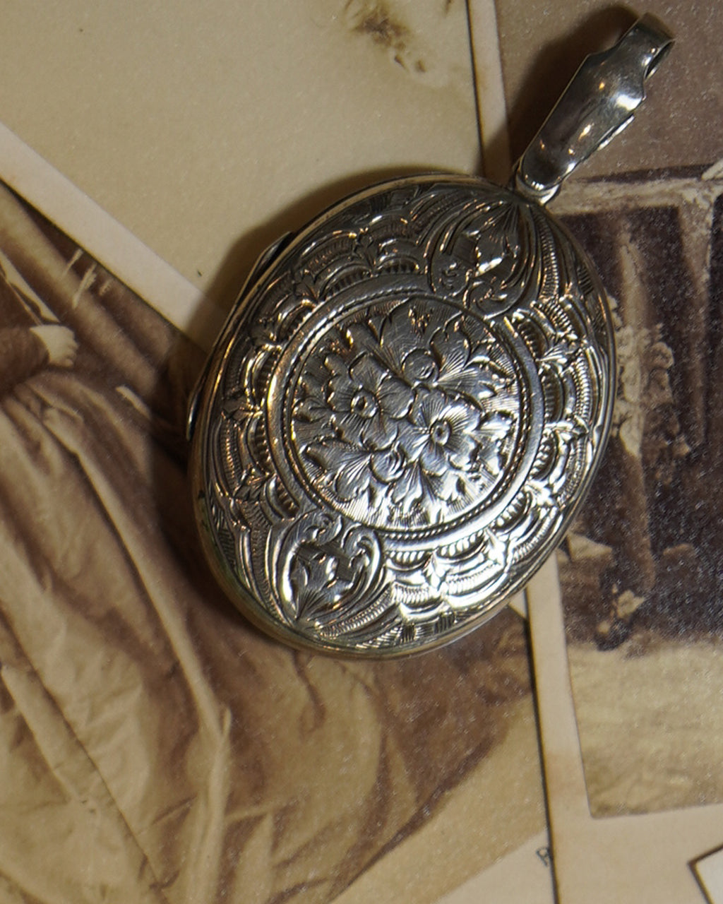 Antique Foliate Locket
