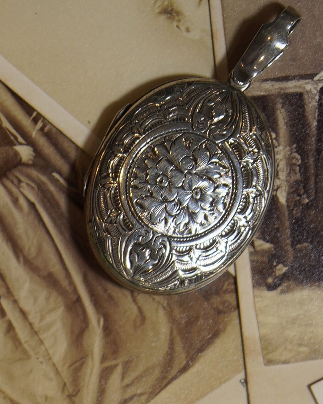 Antique Foliate Locket