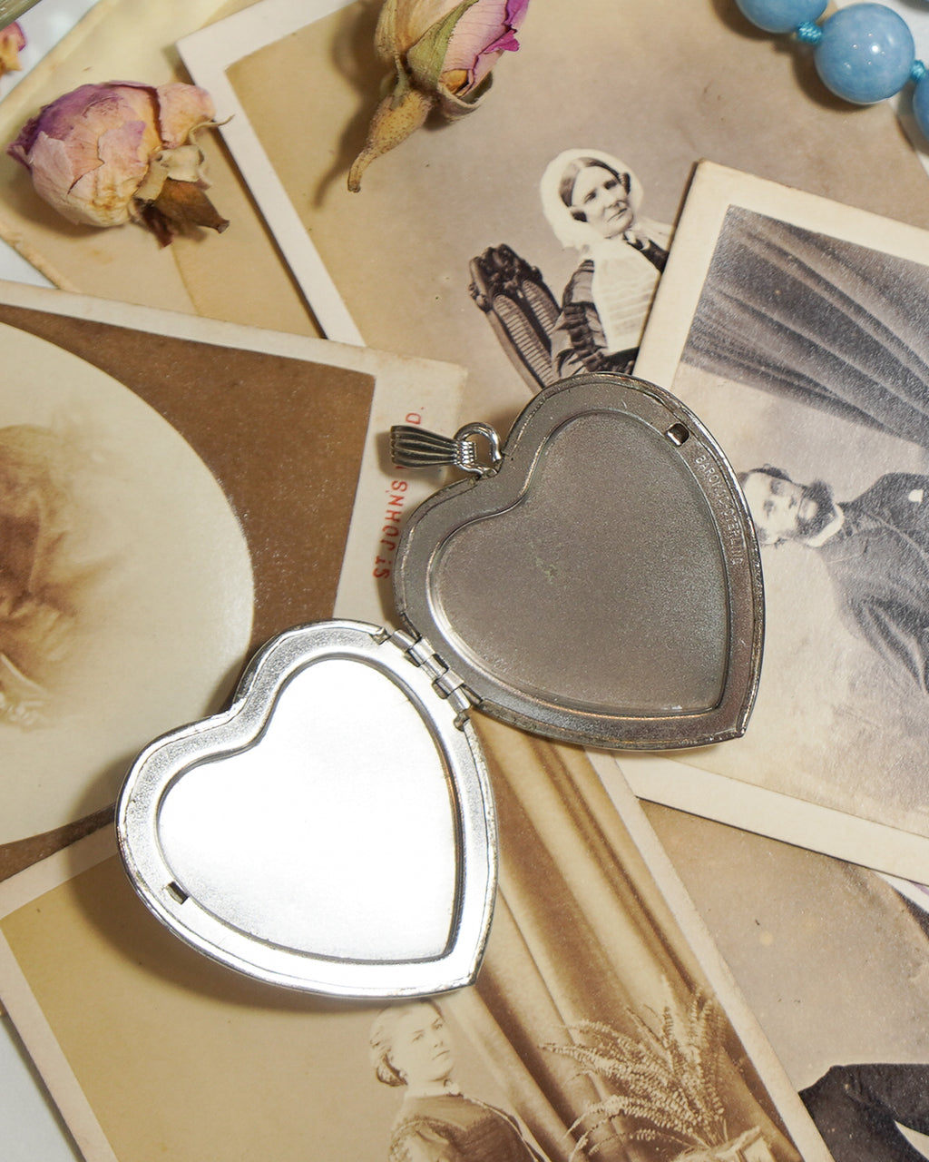 Large Silver Heart Locket