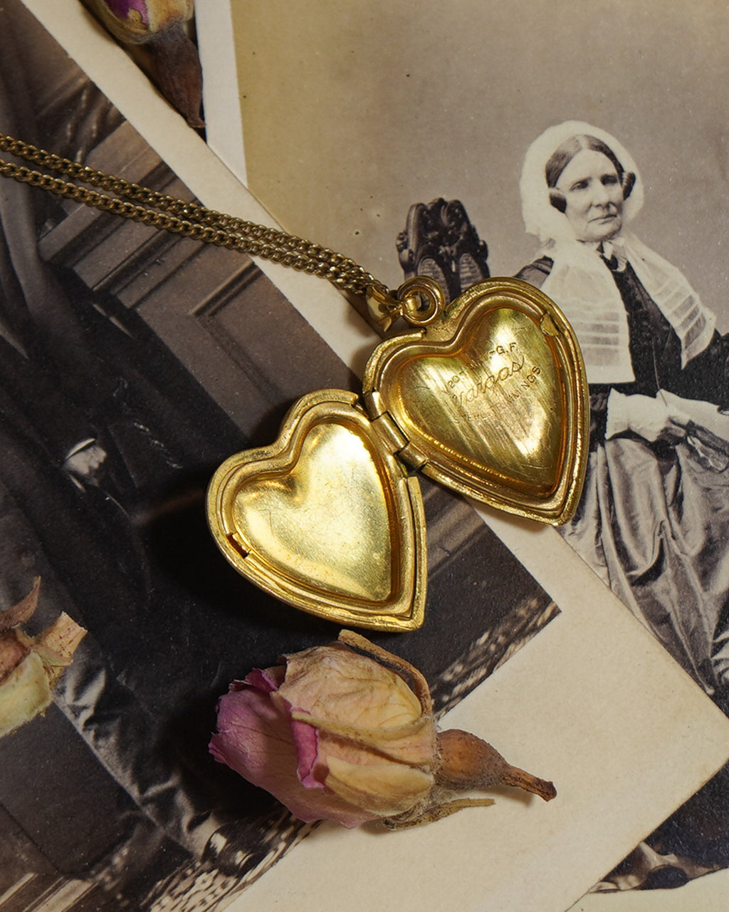 Gold Filled Heart Locket and Chain