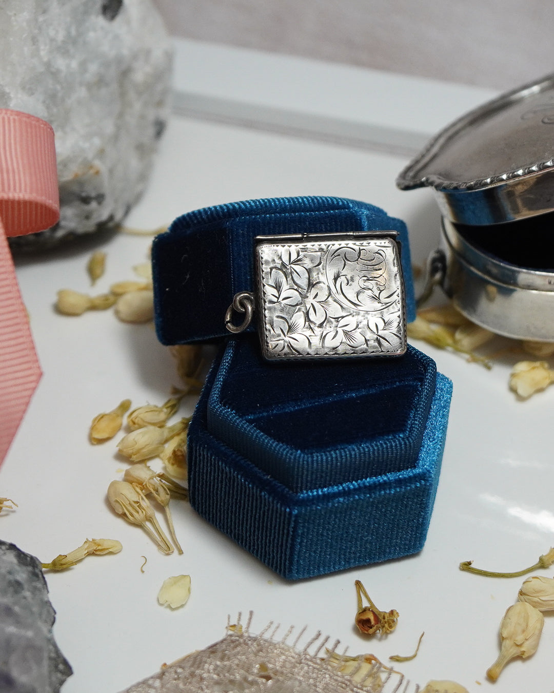 Engraved Sterling Silver Opening Stamp Envelope Charm