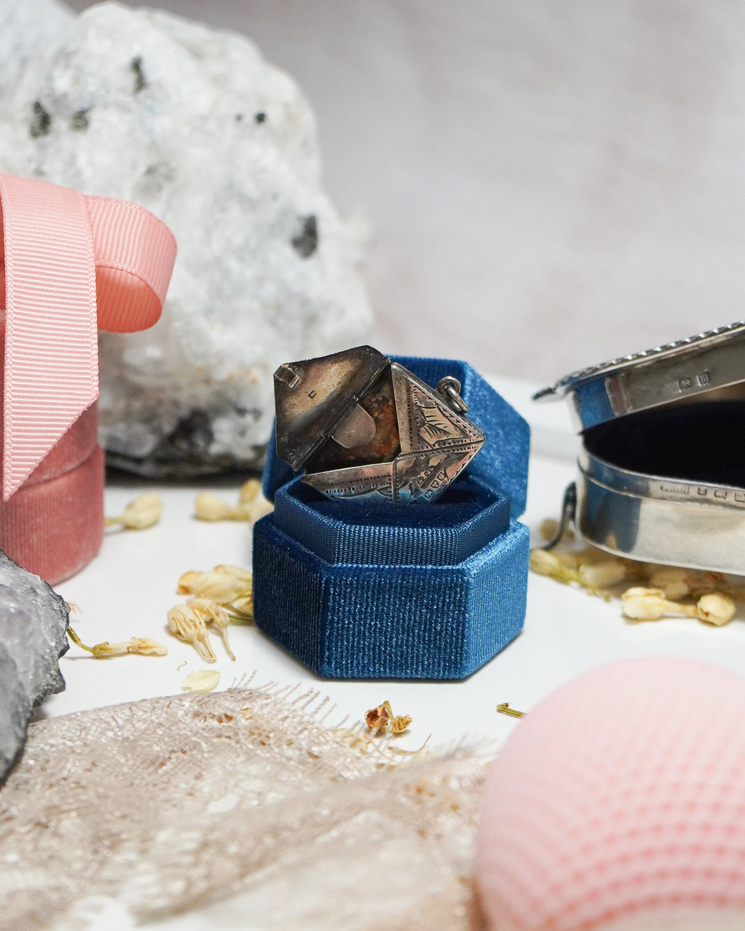 Engraved Sterling Silver Opening Stamp Envelope Charm