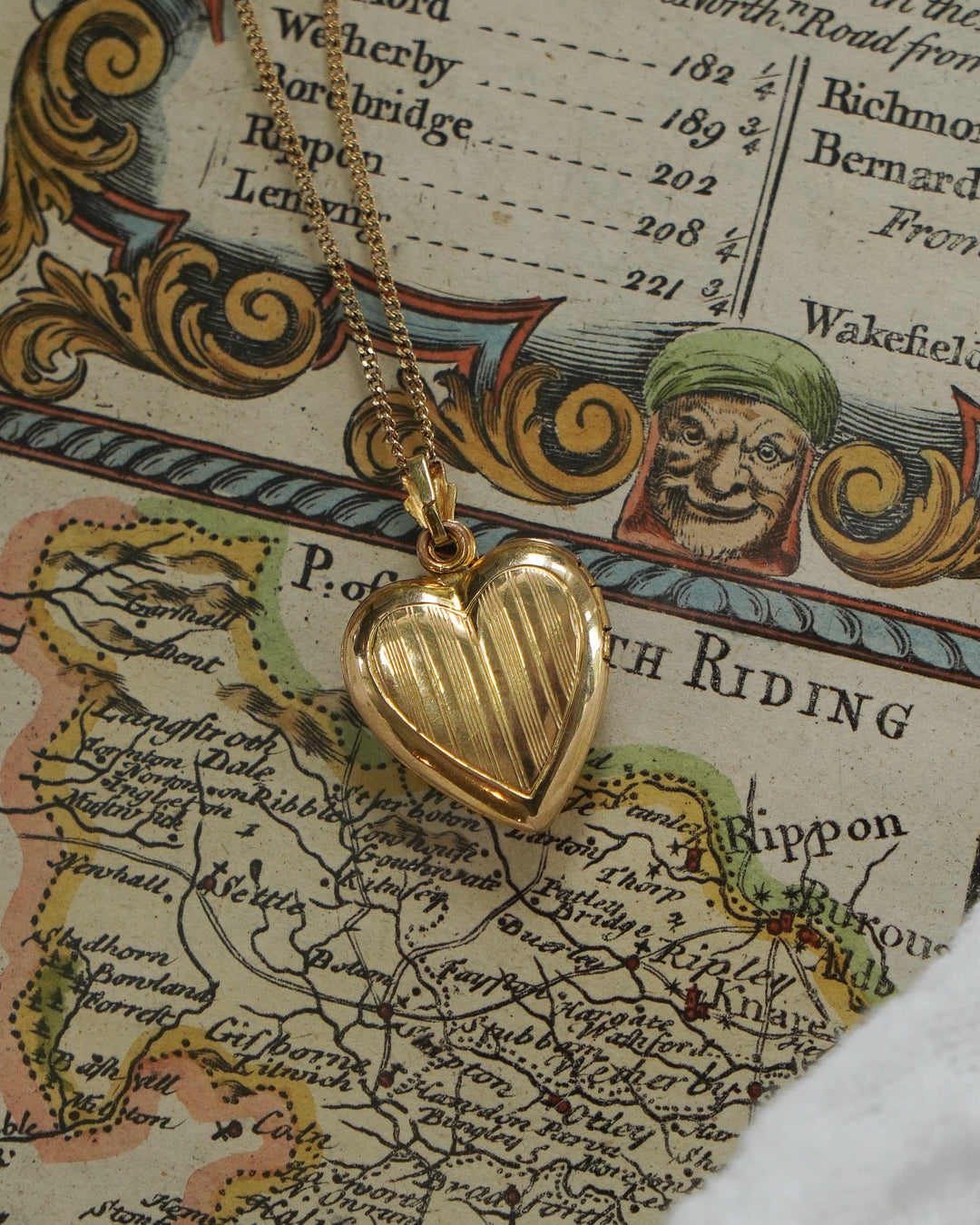 Gold Filled Heart Locket and Chain