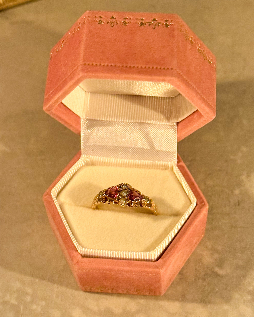 15ct Victorian Love Token Ring