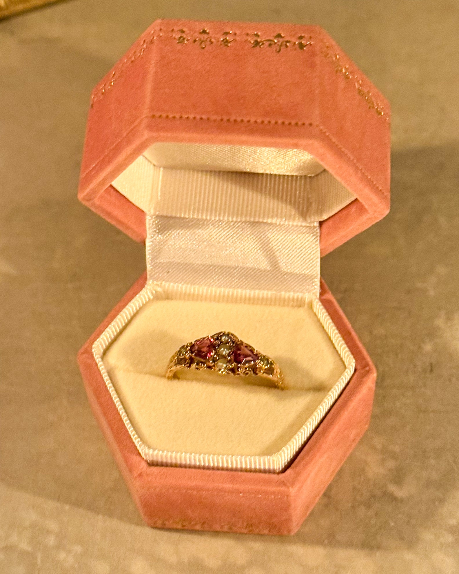 15ct Victorian Love Token Ring