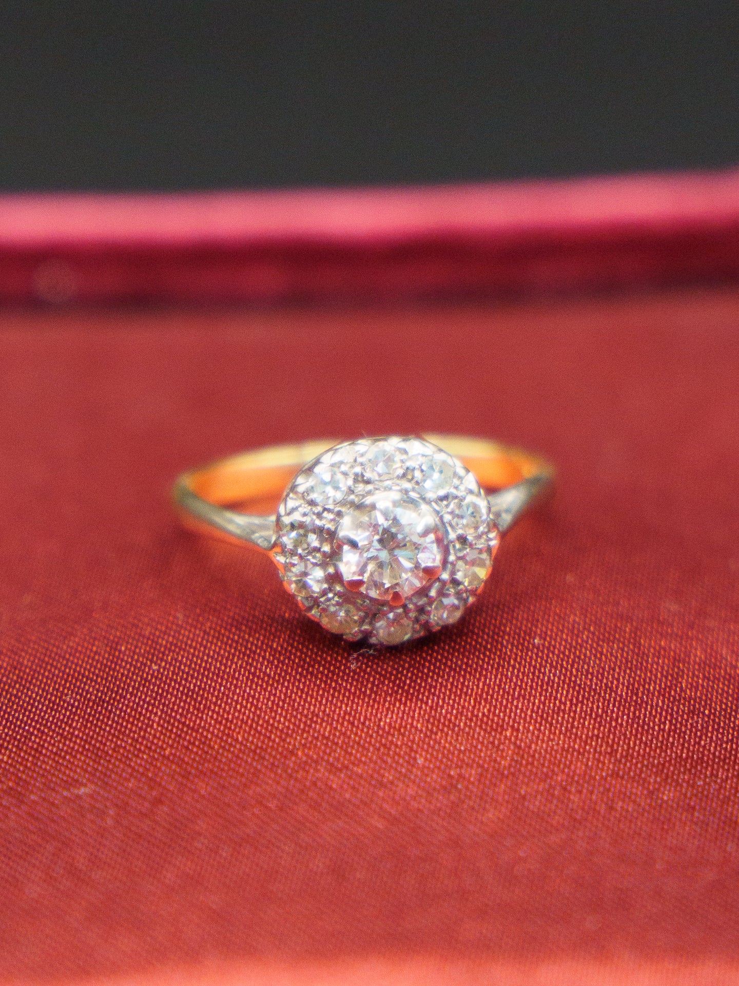 18ct Gold and Diamond Cluster