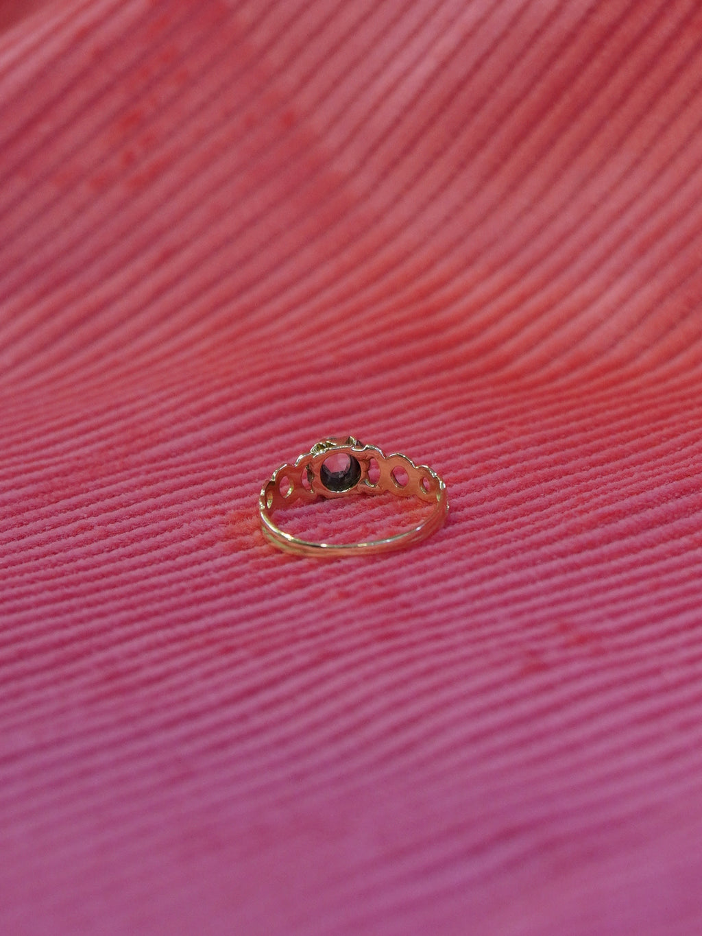 Gold and Silver Diamond Solitaire