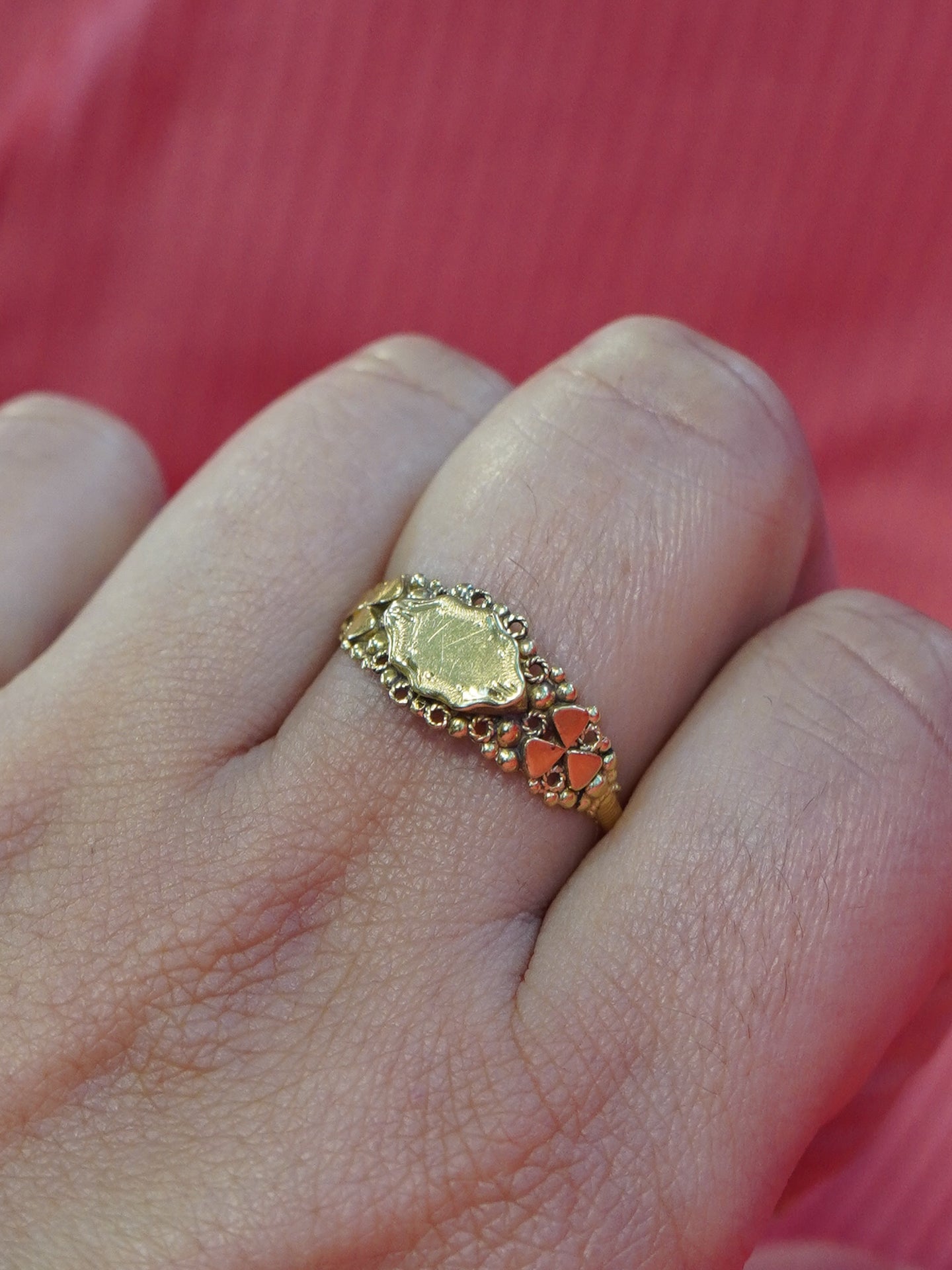 Decorative Gold Signet