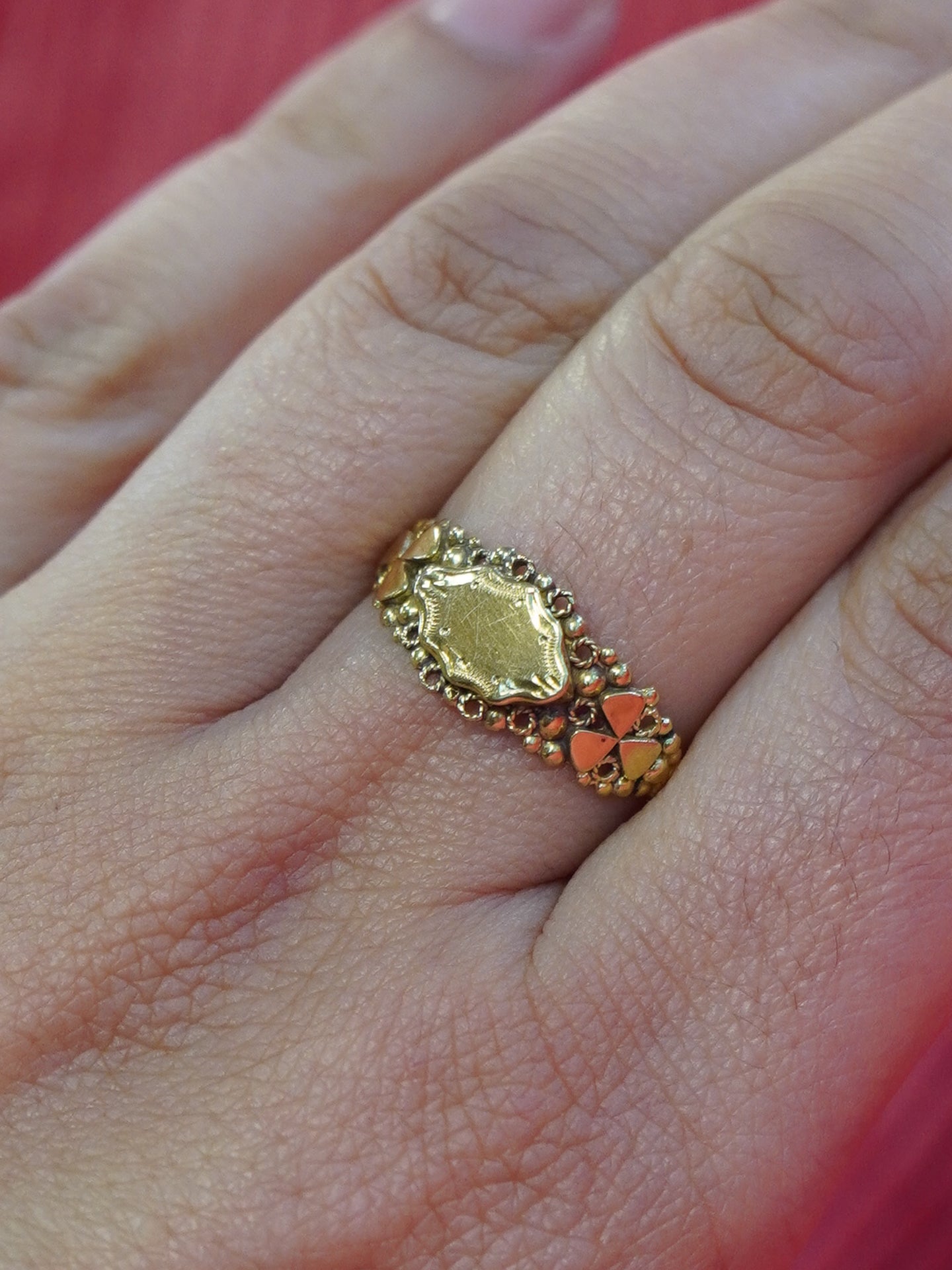Decorative Gold Signet