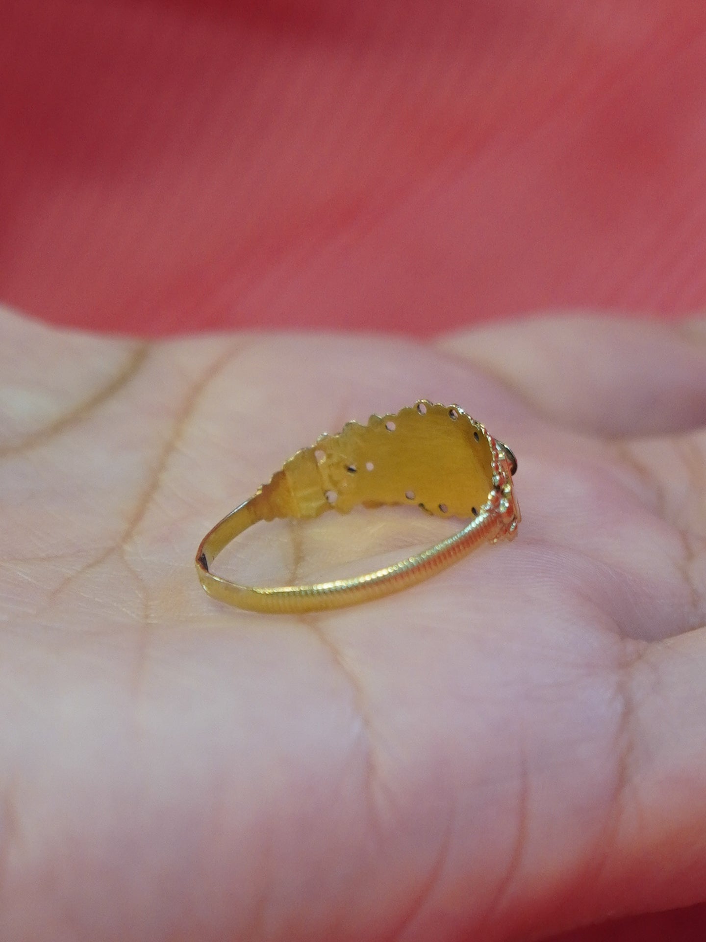 Decorative Gold Signet