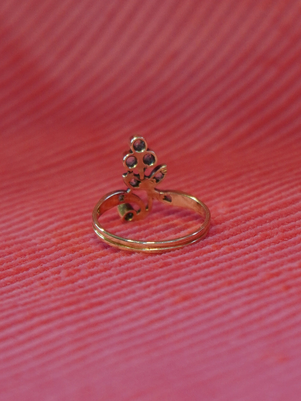 Diamond Floral Ring
