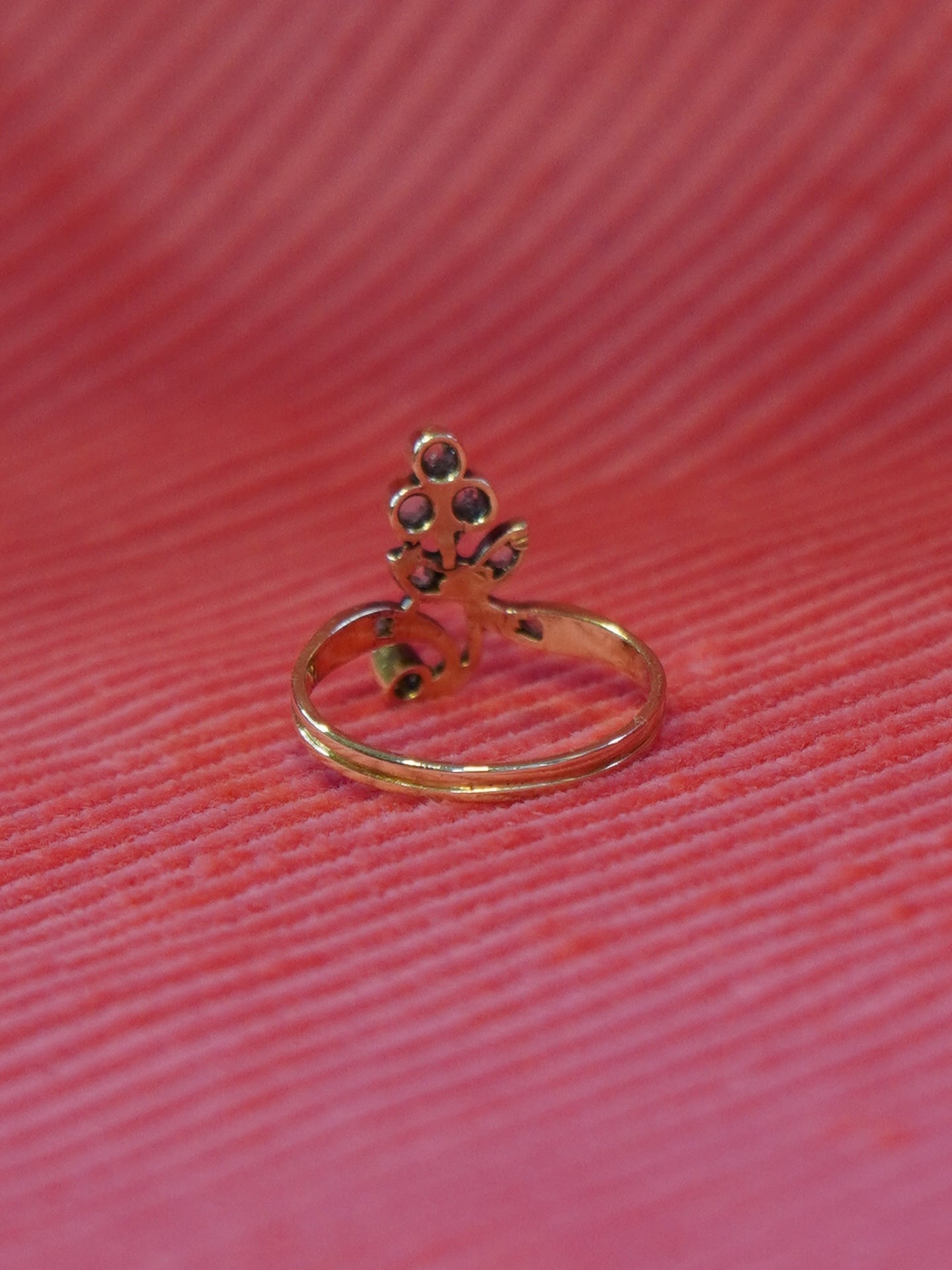 Diamond Floral Ring