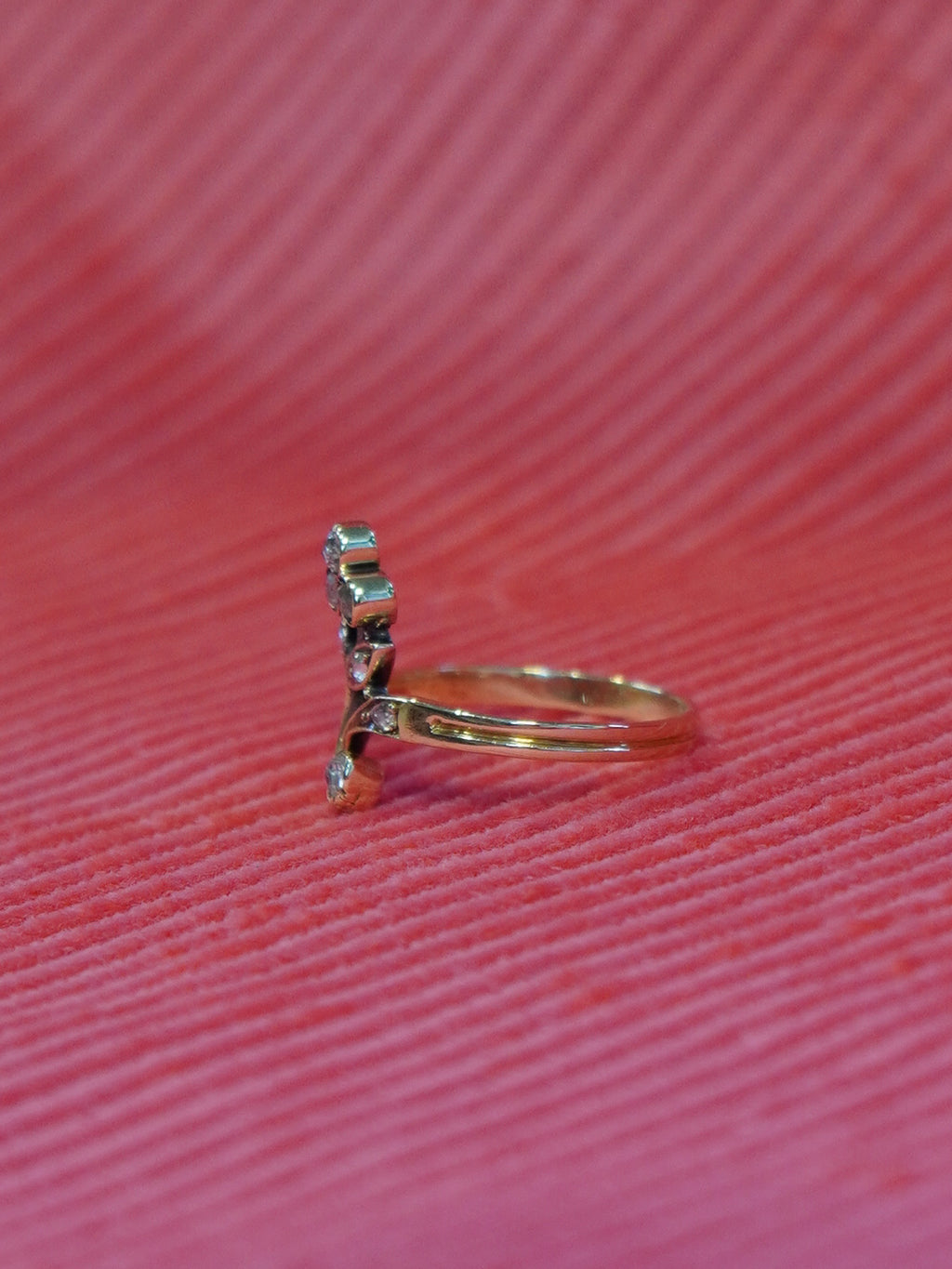 Diamond Floral Ring