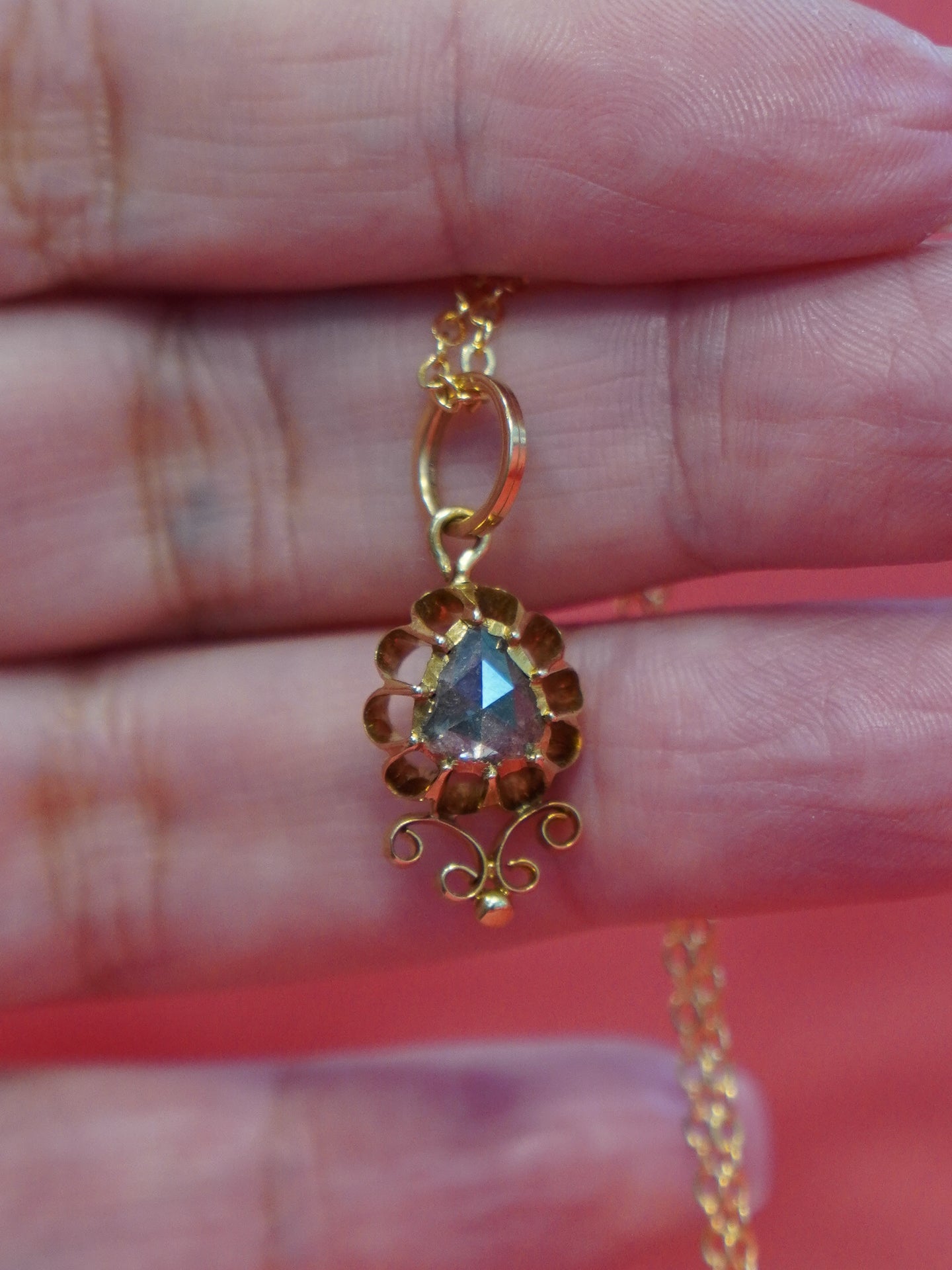 Antique Diamond Pendant